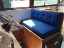 Boat drivers seat kona marine fabric