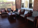 Leah outdoor lounge cushions and backs